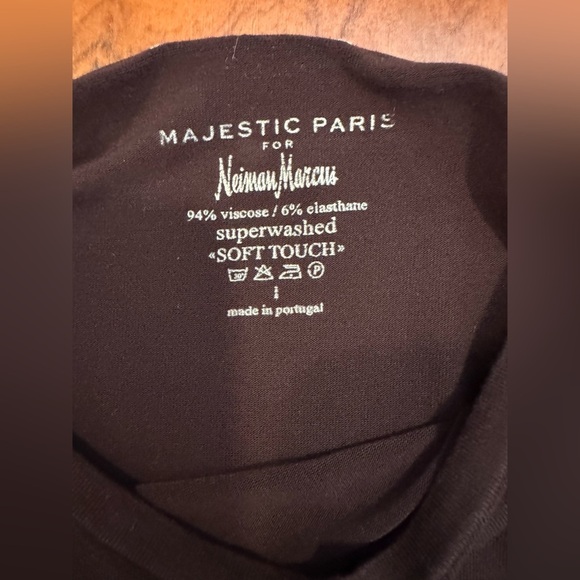 majestic Filatures-Soft Touch Crewneck Top - Picture 3 of 3